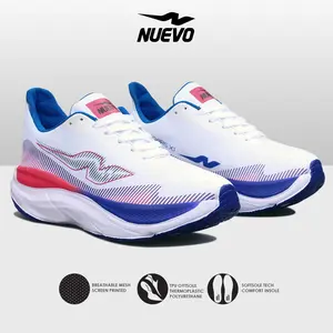 NUEVO - Sepatu Lari Pria Series Soars XI Putih Sneakers Olahraga Running Jogging Gym Outdoor Ringan