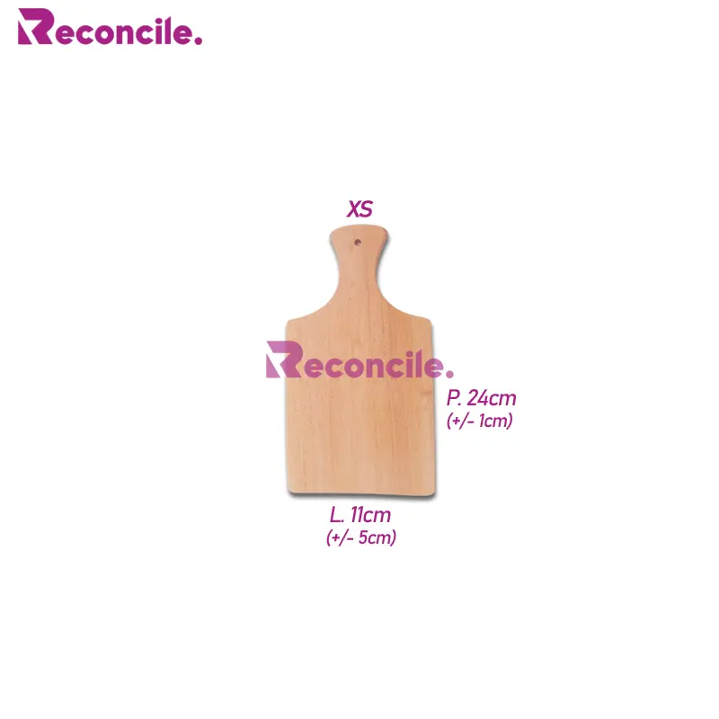 Reconcile AM03 Talenan Kayu Mahoni Gagang/Cutting Board/Alas memotong iris Bawang 7