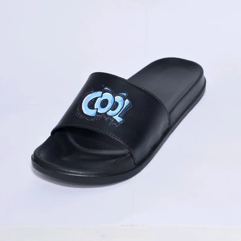 Sandal Slop Pria Wanita Original Sandal Santai Anti Slip Sandal bermotif Sistem Upper Lock tanpa lem Tahan Air Shoes Sendal Selop Karet Hitam Size 36-43 COD sandals lip on 2