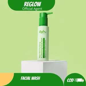 ((Reglow)) Reglow facial wash pembersih wajah dengan centella asiatica Semua Jenis Kulit Tanpa Pengharum