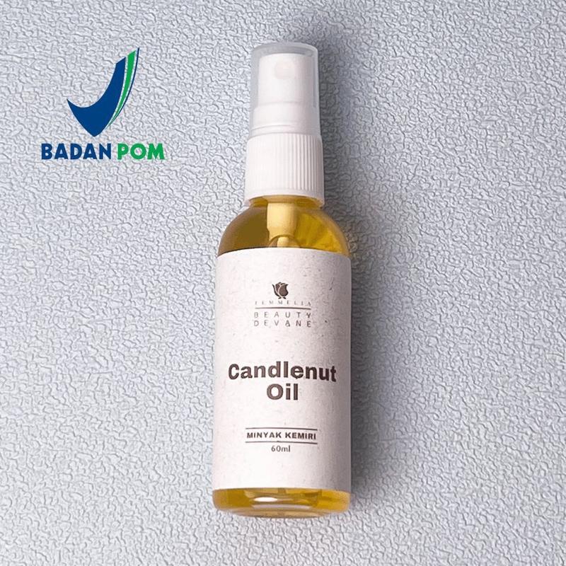FEMMELIA by Beauty Devane Minyak Kemiri natural 60ml Melebatkan Jenggot Perawatan Rambut Rontok Dan Ketombe,menebalkan rambut peria dan wanita 0