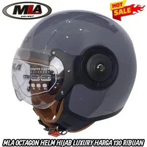 Helm MLA  OCTAGON - Helm Bogo RETRO PILOT Wanita/ Pria  ORIGINAL MLA SNI -COD Motorcycle