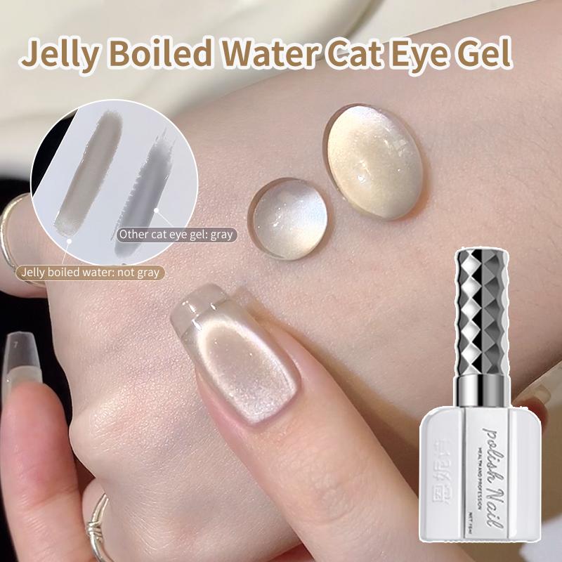  Gel Sơn Móng Tay Mắt Mèo Không Màu Xám Thích Hợp Cho Mùa Thu Và Mùa Đông Sơn Gel Mắt Mèo Trắng Sứ Cần Đèn Làm Móng Để Khô Hàng Mới Về 2025 