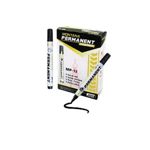 (1 PACK isi 12PCS) Spidol Permanent Merk MONTANA Warna Hitam