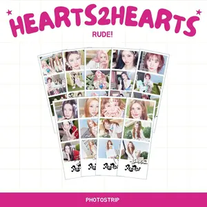 PHOTO STRIP HEARTS2HEARTS RUDE FOTO STRIPS KPOP UNOFFICIAL H2H CARMEN JIWOO YUHA STELLA JUUN IAN