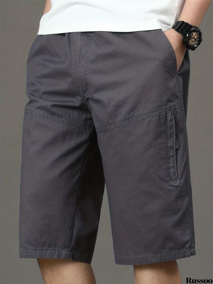 Celana Sirwal Premium Cargo Gabriel 7/8 Board Short untuk Pria - Hitam - Nyaman, Kantong - Katun, Twill - Ukuran L - Pendek, Kotak Casual celana  gombrong celana  pendek celana  pendek celana  pendek celana  sotong celana pendek mend celana  pendek 3⁄4