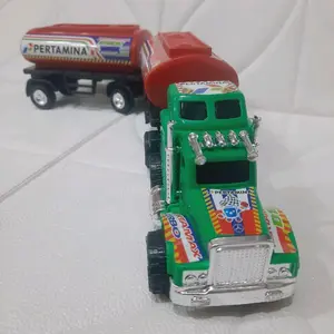 Mainan Truk Tangki Pertamina Trailer Jumbo | Mobil Truck Tanker Plastik Anak Laki-Laki