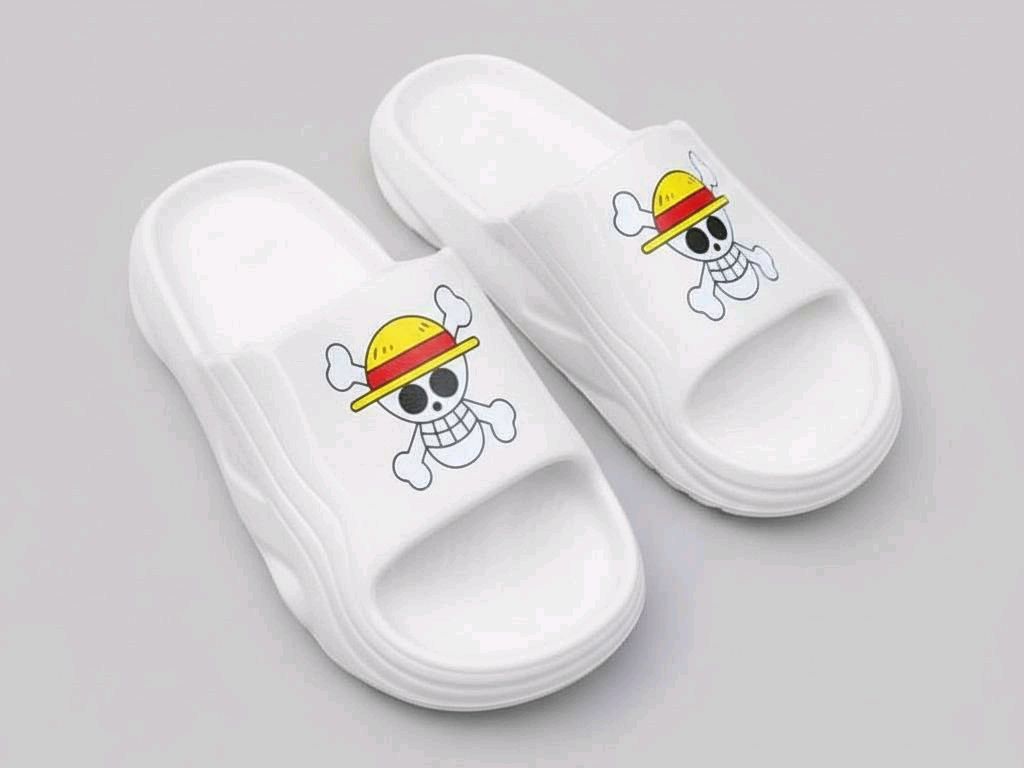 VIRAL Sandal anak laki-laki model selop karkarakter one piece / wanpis tanpa tali VIRAL Sandal anak laki-laki model selop karkarakter one piece / wanpis tanpa tali