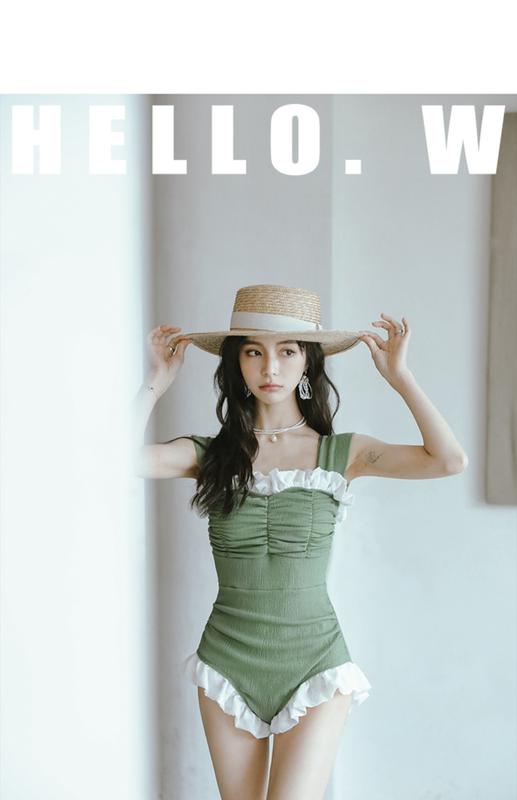 Product Introduction of Swimsuit Female Online Influencer Popular Elegant Young Maiden Sexy Super Fairy Bikini One-Piece Hot Spring Clothing 6