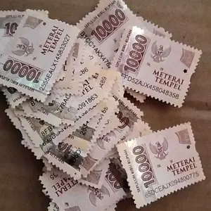Paket 10 Pcs MateraiposIndonesia Asli Benda Pos