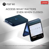 Gambar Motorola Razr 60 - 4500mAh 30Wwired/15W WLC - 32MP Selfie - 50MP RearCam OIS - 13MP UW/Macro - Moto AI - 3.6”Ext/6.9”Int Display - GIBRALTAR SEA dari Lenovo Authorized Bogor Kab. Bogor 5 Tokopedia