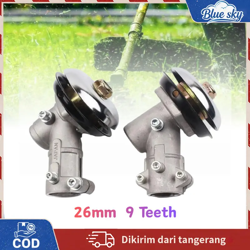 Gear Case Kepala Pisau Mesin Potong Rumput Potong Padi Suri 9 2 Tak 318-328-431-435 GX31-35 26mm