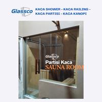 Gambar Temper Glass Shower 10mm Partisi Kamar Mandi - Pesanan Bu Fethria Kaca dari Glassco Kaca Kota Tangerang 2 Tokopedia