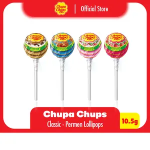Chupa Chups Lollipops Classic 10.5g - Permen Lolipop Aneka Rasa 1pcs