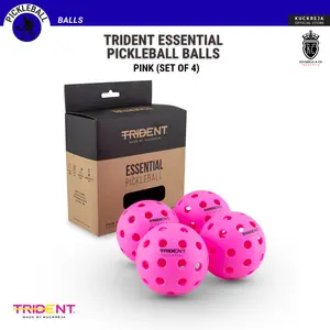 Trident Essential Pickleball Balls – Pink (Set of 4)