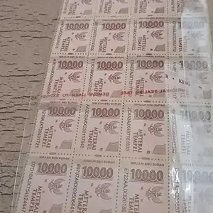 PAKET  10 DAN 25 PCS materai10000 Asli  Original Kebutuhan Kantor Ready