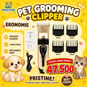 Pristine - Cukur Bulu Anjing / Alat Cukur Bulu Kucing / Mesin Cukur Domba Kambing Kucing /Alat Cukur Domba / Pencukur Bulu Kucing / Pet Clipper