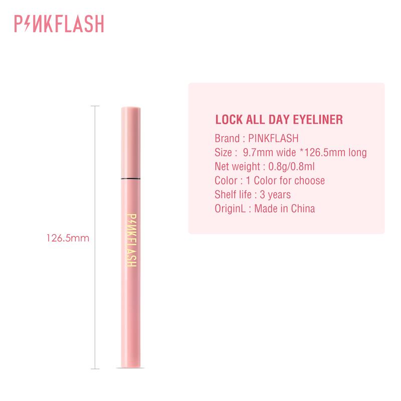 Product Introduction of [Official] PINKFLASH #OhMyLine Eyeliner Pensil Hitam Anti Air Tahan Lama- Up to 12hours PF-E01 10