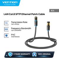 Gambar Vention Kabel LAN  RJ45 Ethernet Cat.8 SFTP - IKA - black, 5m dari Vention Flagship Kota Administrasi Jakarta Utara 1 Tokopedia