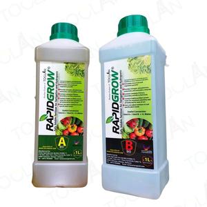 RAPIDGROW ( BAJA AB ) Hydroponics Liquid Fertilizers - Hidroponik / Fertigasi / Sayuran (1L A + 1L B)