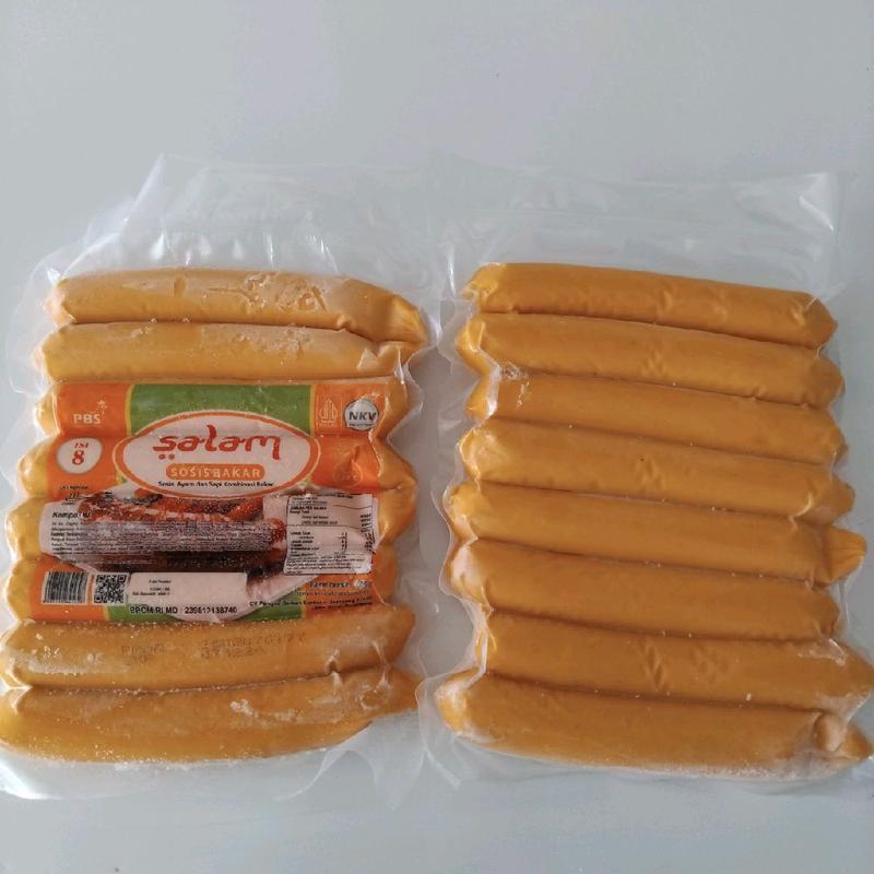 Salam Sosis Bakar Jumbo isi 8 Biji 600gr Bakaran Frozen Food Ayam sapi ( Khusus Jawa Timur ) 2