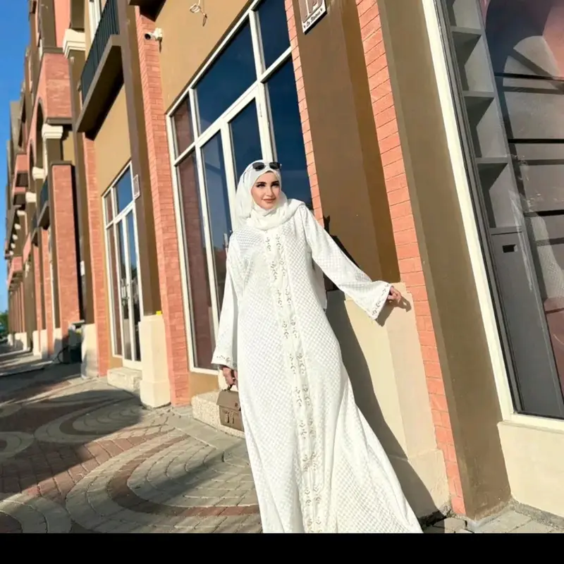 Abaya Exclusive Azura embos silk kotak payet cristal mewah cantik Gamis Wanita Hitam Lebaran 5