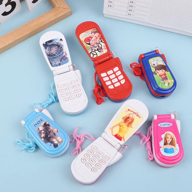 Đồ chơi trẻ em Điện thoại nắp gập vintage phát nhạc thông minh tương tác giáo dục sớm quà tặng bé trai bé gái Các mặt hàng bán chạy nhất sẵn sàng giao hàng COD