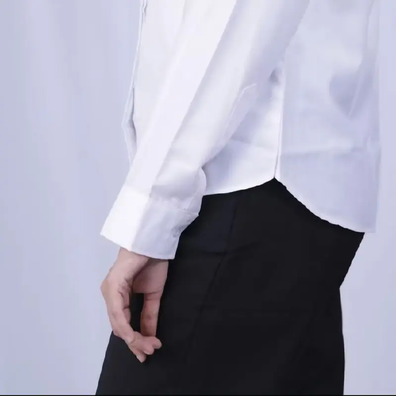 Kemeja Wanita Basic Formal Cewek Kuliah - Baju Panjang 1