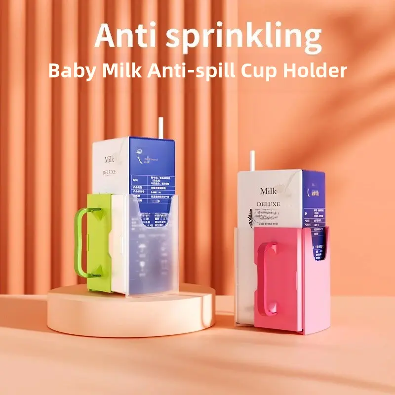 Giá Để Cốc Chống Tràn Cho Trẻ Sơ Sinh, Giá Để Chai Sữa, Có Thể Điều Chỉnh, Làm Bằng Nhựa An Toàn, Thích Hợp Cho Em Bé Và Trẻ Mới Biết Đi, Có Thể Được Sử Dụng Làm Hộp Nước Trái Cây Hoặc Hộp Uống Nước, [Trở Lại Với Thiên Nhiên]