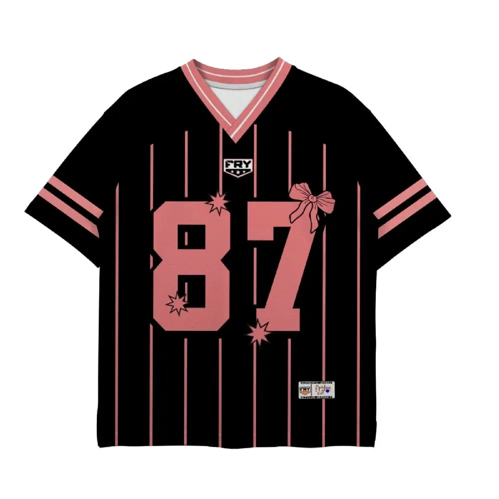 FRY jersey oversize anak / jersey anak size 1-12 tahun / jersey streetwear / jersey rugby / jersey hockey / fashion baju Kaos Outdoor Olahraga Sport Pakaian