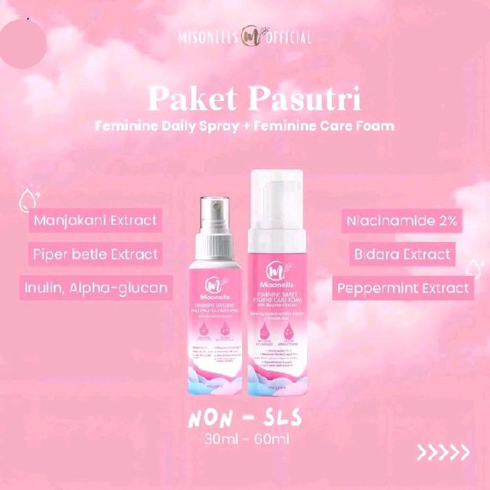 Gambar [Special 9.9] Paket Pasutri Feminine Care Foam + Feminine Daily Spray dari Misonells beaute Kota Tangerang Tokopedia