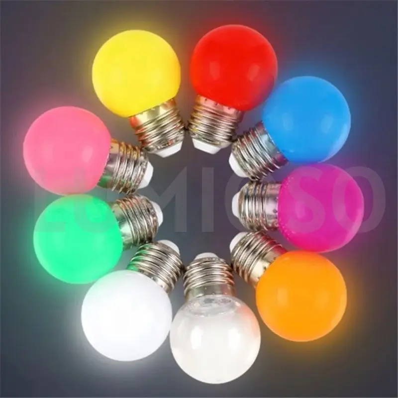 [COD] Lampu LED PingPong / LED 3w 3 watt Warna Warni / Bohlam Hias / Lampu Aksesoris Bohlam Warna / Lampu Hias Bulat / LED Pingpong Bulat 3W / Lampu Dekorasi 6