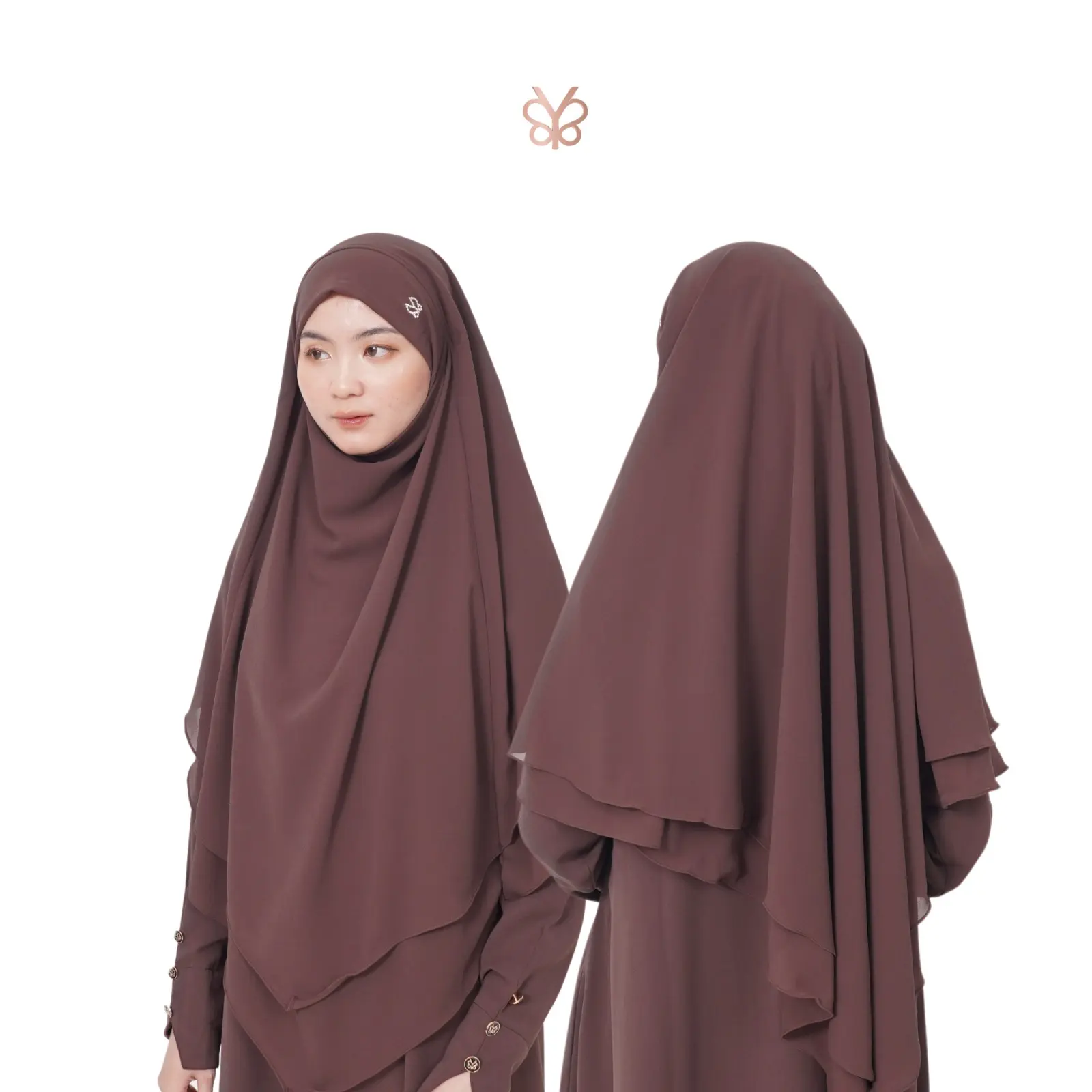French Khimar Sarah Permata by Yoora Sarah - Hijab Saja
