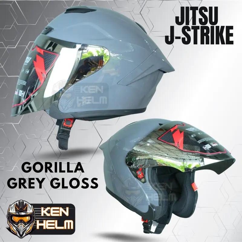 HELM JITSU J-STRIKE JS WARNA LENGKAP ORIGINAL, HELM HALF FACE TERLARIS, JITSU OFFICIAL SHOP 5