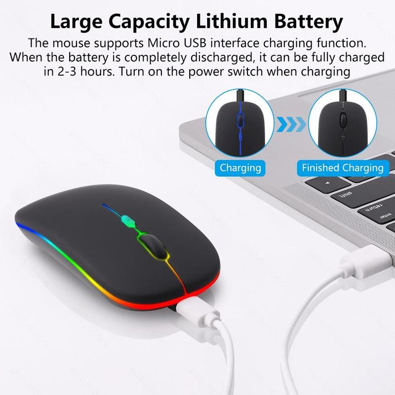 CHUỘT KHÔNG DÂY 2 CHẾ ĐỘ (BLUETOOTH & 2.4G) DÙNG VĂN PHÒNG