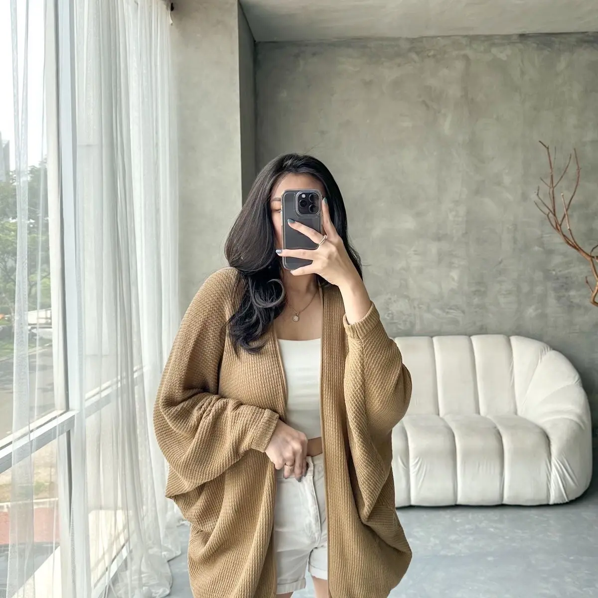 Luknits - Tita Outer Batwing Knit Outer Casual Knitwear