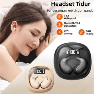 Balibyte TWS In-ear Sleeping Headset Bluetooth V5.4 Mini Earbuds B11 Earphone With Microphone Wireless Stereo Bluetooth Mini Earbuds Waterproof with LED Display COD Bass Headphone