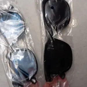 BISA COD F5327 Kacamata Lensa Warna-Warni / Kacamata Bingkai Retro Persegi Fashion Wanita & Pria Eyewear Sunglasses