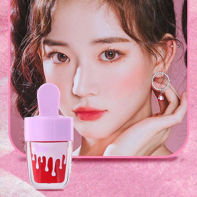 liptint icecream waterproof frozen lip gloss moisturizing and long lasting lipstik cair 2