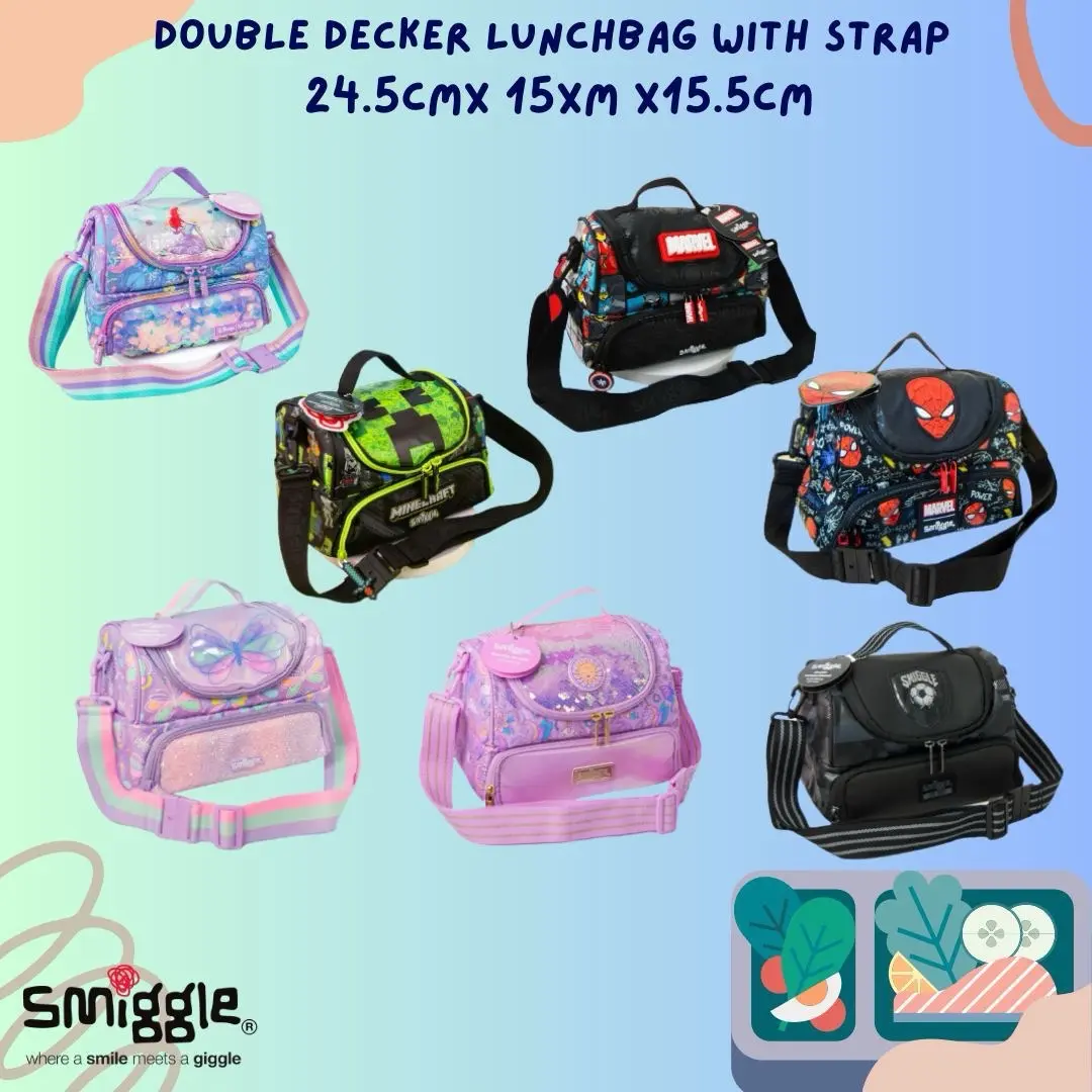Lunchbag Double decker slempang mirror quality