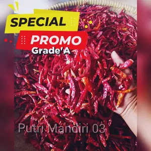 CABE RAWIT TEJA MERAH KERING [grde'A]  INFOR INDIA KUALITAS SUPER PEDAS Organik Alami 1KG Cabai