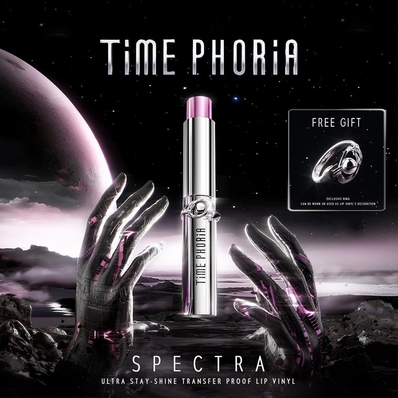 [Buy one get one free] TIME PHORIA - Spectra Ultra Stay-Shine Transfer Proof Lip Vinyl