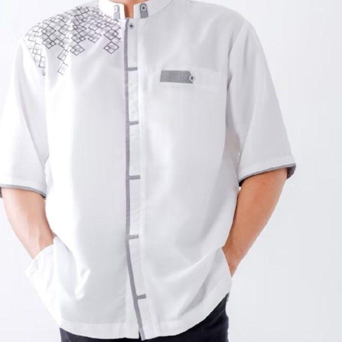 Product Introduction of S M L XL  XXL  XXXL  XXXXL  baju kemeja koko dewasa bahan katun poli  premium tebal adem nyaman di pakai Muslim Dewasa 14