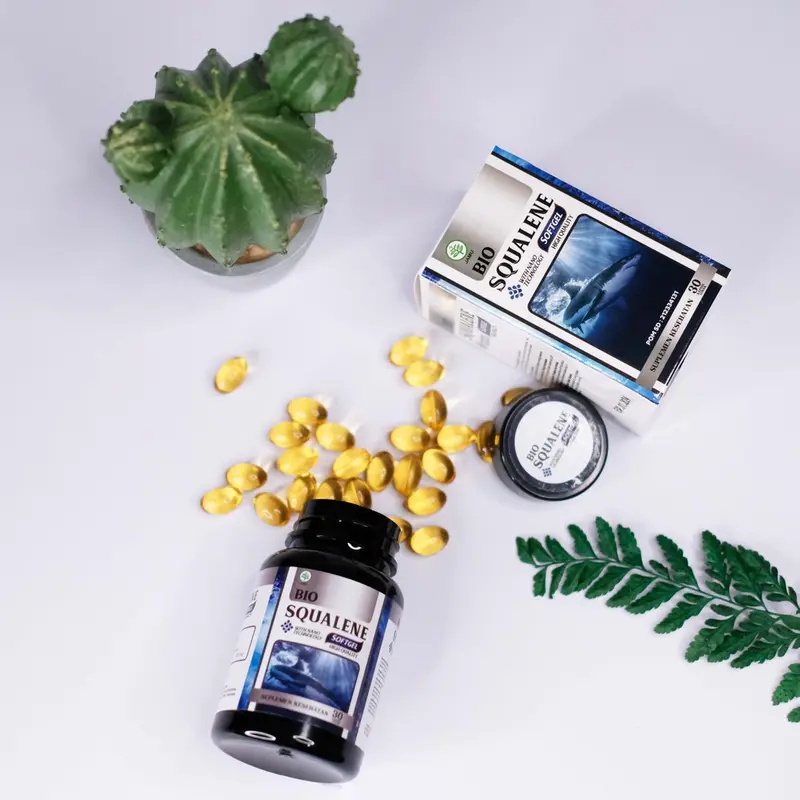 DIHERBALIN Bio Squalene Original Minyak Ikan Suplemen Kesehatan Multikhasiat Halal BPOM 30 Softgel 4