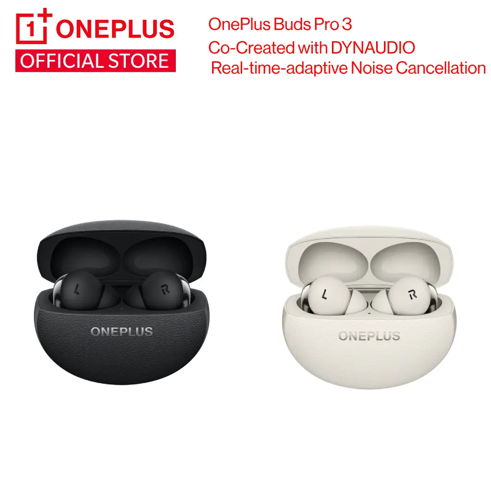 OnePlus Buds Pro 3 | Co-Create With DYNAUDIO | Real-time-adaptive Nosie Canceling 180 days One To One Exchange Warranty