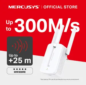 Mercusys MW300RE Penguat Sinyal WiFi 300Mbps Signal Amplifier Repeater
