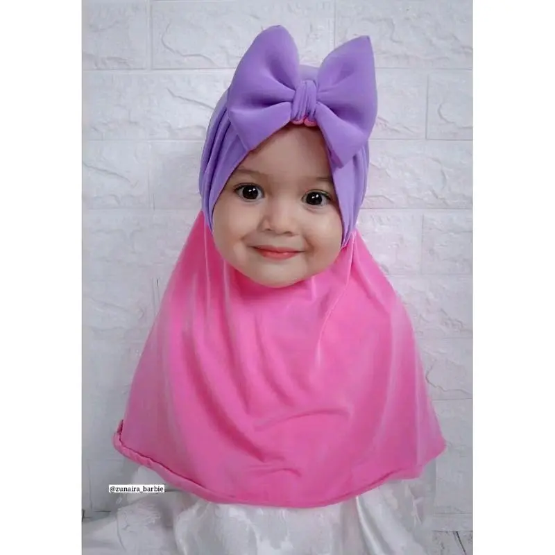 Jilbab Anaka Asyla Pita/ Jilbab Anak Lucu/Jilbab anak grosir/ Instan Kerudung Muslim Bayi 3