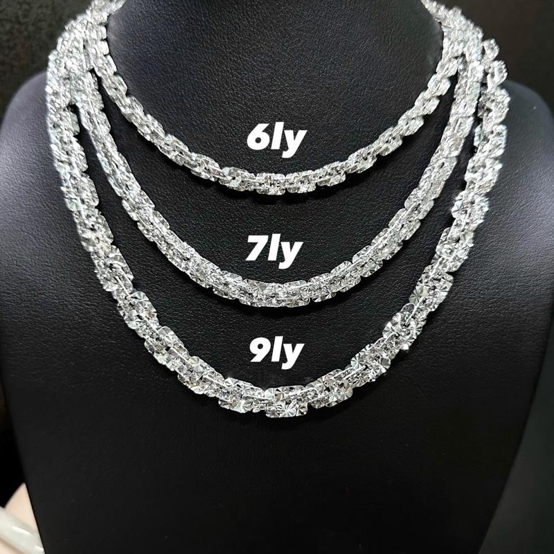  Dây Xoắn Vuông  SI KIM  6ly - 7ly - 9ly - Trang Sức Jewelry - Dây Lá - WOMEN and MEN 