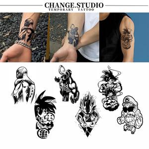 รอยสักชั่วคราว ลายการ์ตูน รอยสักดาบพิฆาตอสูร ติดทนนาน 15 วัน กันน้ำและทนต่อการสะท้อนแสง สติ๊กเกอร์รอยสัก