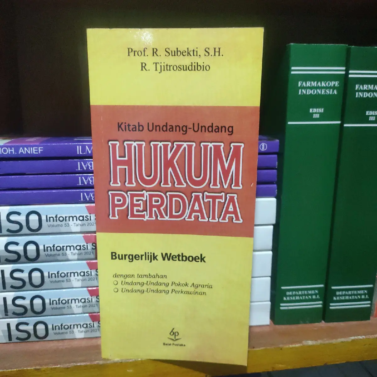 Buku KitB Undang-undang Hukum Perdata Prif. R.Subekti Terlaris Berkualitas dan Terjangkau